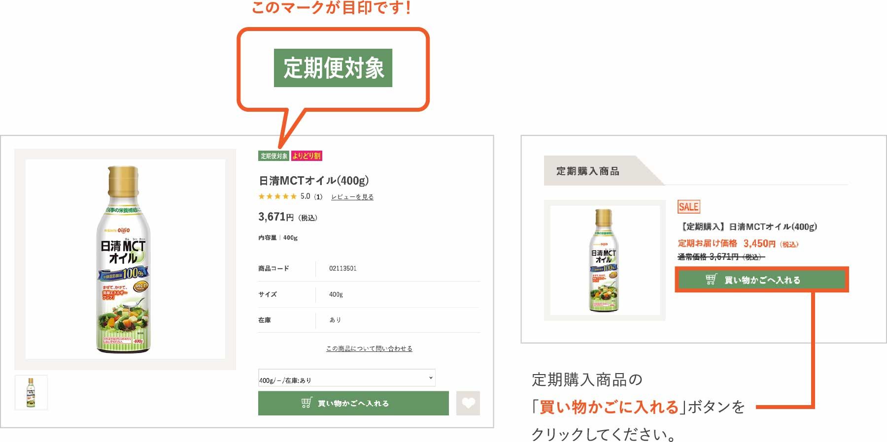 定期便　購入方法