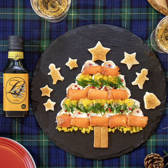 クリスマスクリームチーズボード