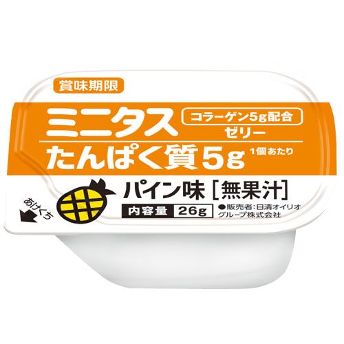 ミニタス　たんぱく質ゼリー　パイン味　9個　30%OFF