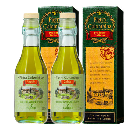 ピエトラ・コロンビナ エキストラバージンオリーブオイル(250ml)　2本　ハリオ・クッキングボトル付