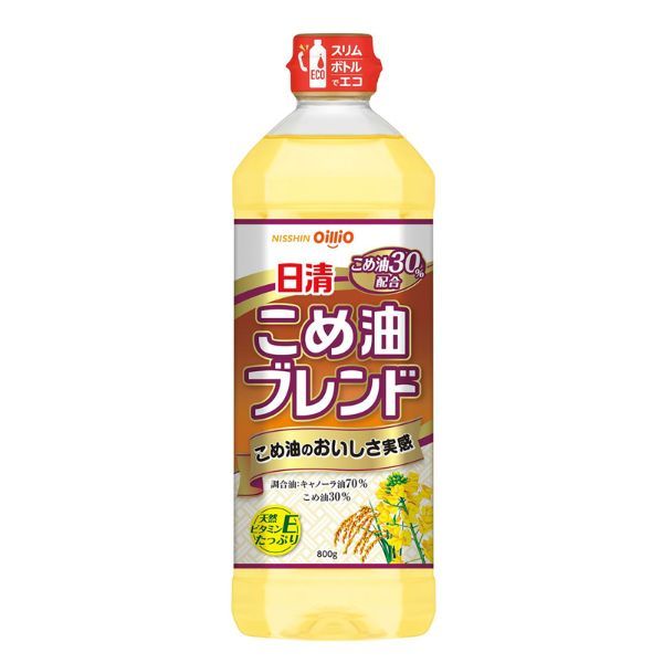 日清こめ油ブレンド 800gPET　30%OFF