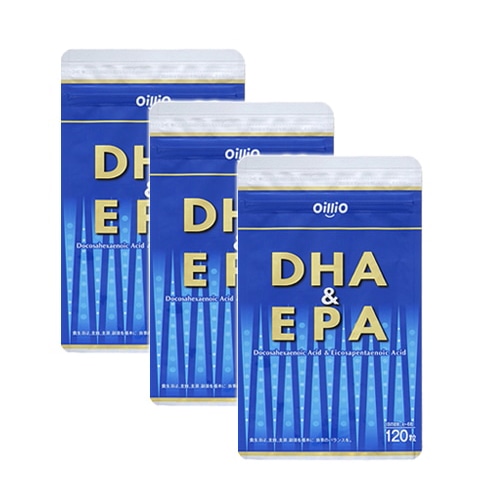 【定期購入】DHA&EPA(120粒)×3袋
