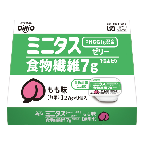 ミニタス　食物繊維ゼリー　もも味