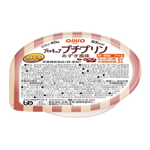 プロキュア プチプリン あずき風味　1個