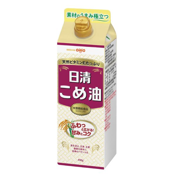 日清こめ油 450g紙パック