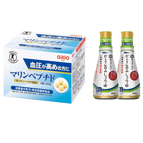 特定保健用食品　マリンペプチド（だしわり　旨みしょうゆ2本付き）