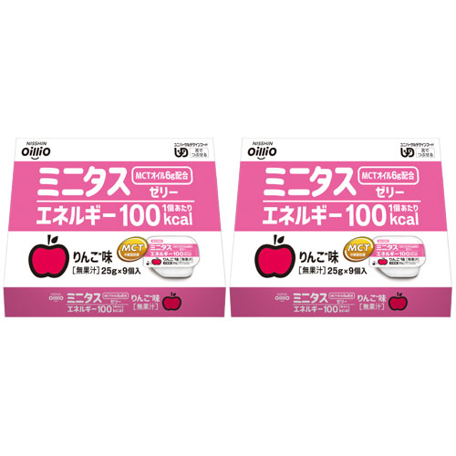 【健やか定期便】ミニタス　エネルギーゼリー　りんご味　2箱コース　初回10％OFF　2回目以降20％OFF（送料無料）