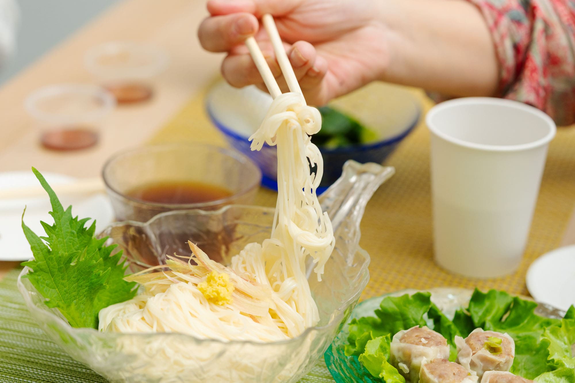 そうめんはつゆの素が便利