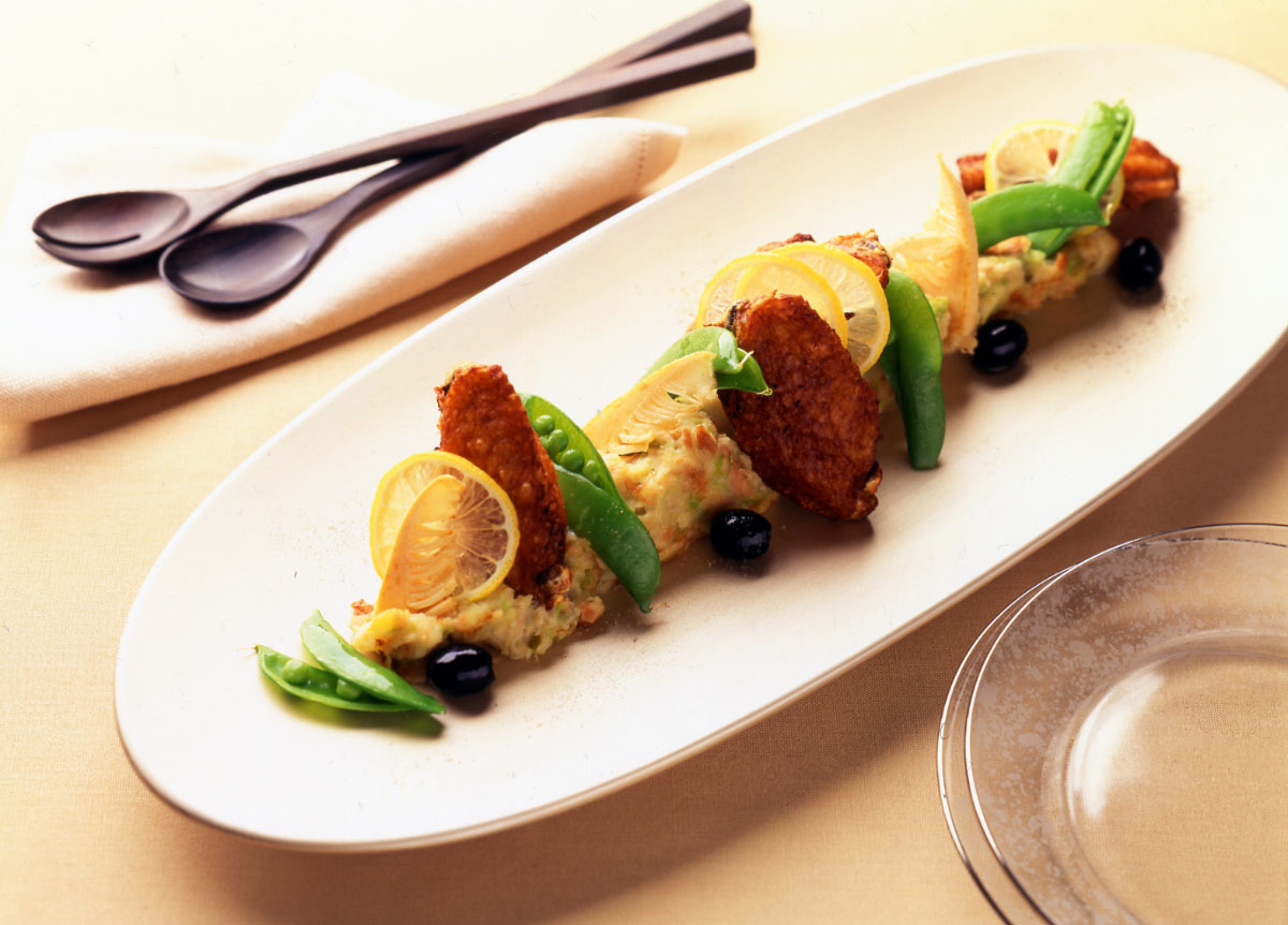 キャベツとポテトの焼きサラダ