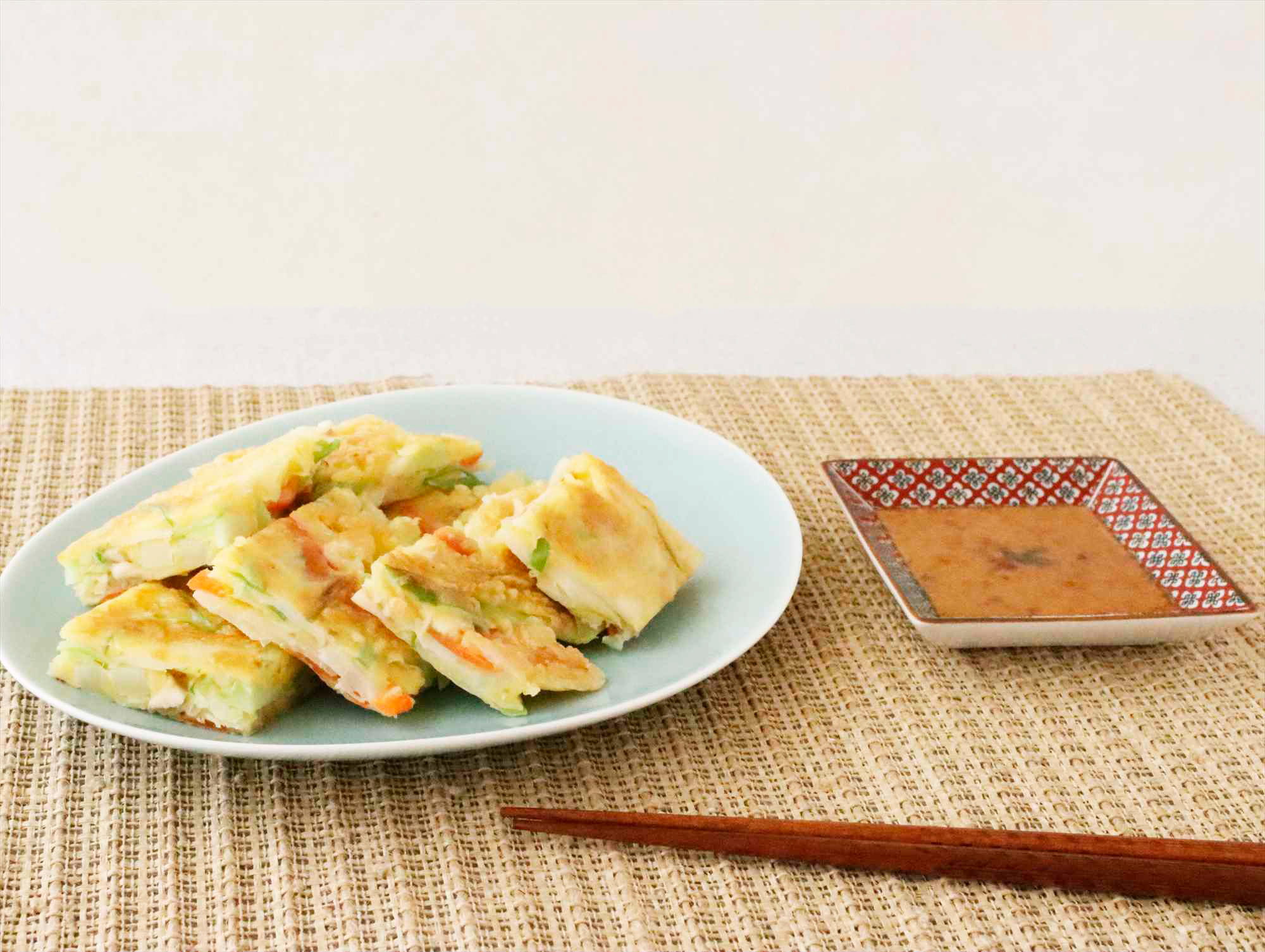 野菜の切れ端で作るチヂミ2