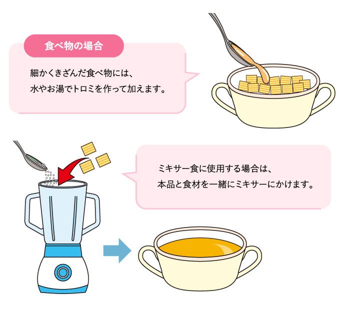 トロミのつけ方（食べ物）