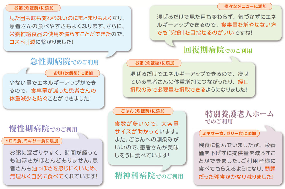 施設の声