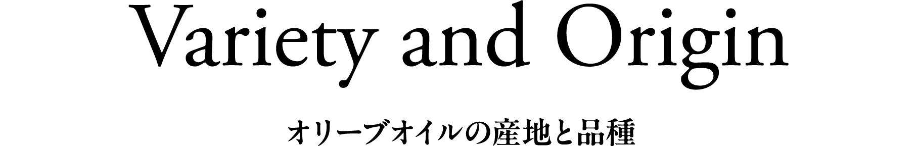 オリーブオイルの産地と品種